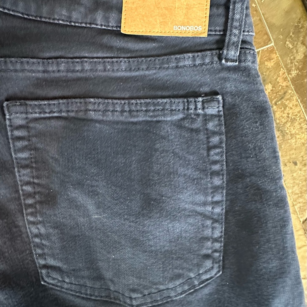 Bonobos Blue Straight Jeans with Classic Fit‎ - Picture 7 of 7